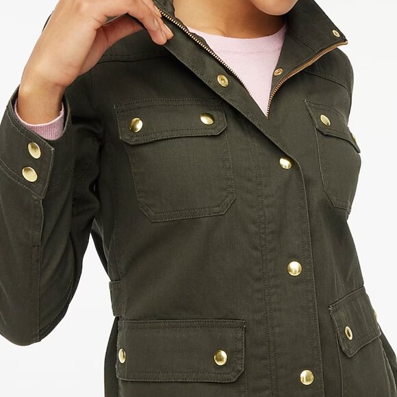 J Crew resin-coated twill field jacket - Picture 2 of 11